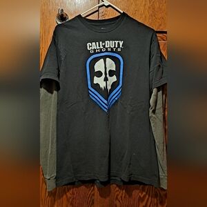 Call of Duty Ghosts Boy's Black T-Shirt